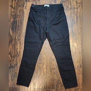 Abercrombie & Fitch High Rise Black Jeans Curve Love